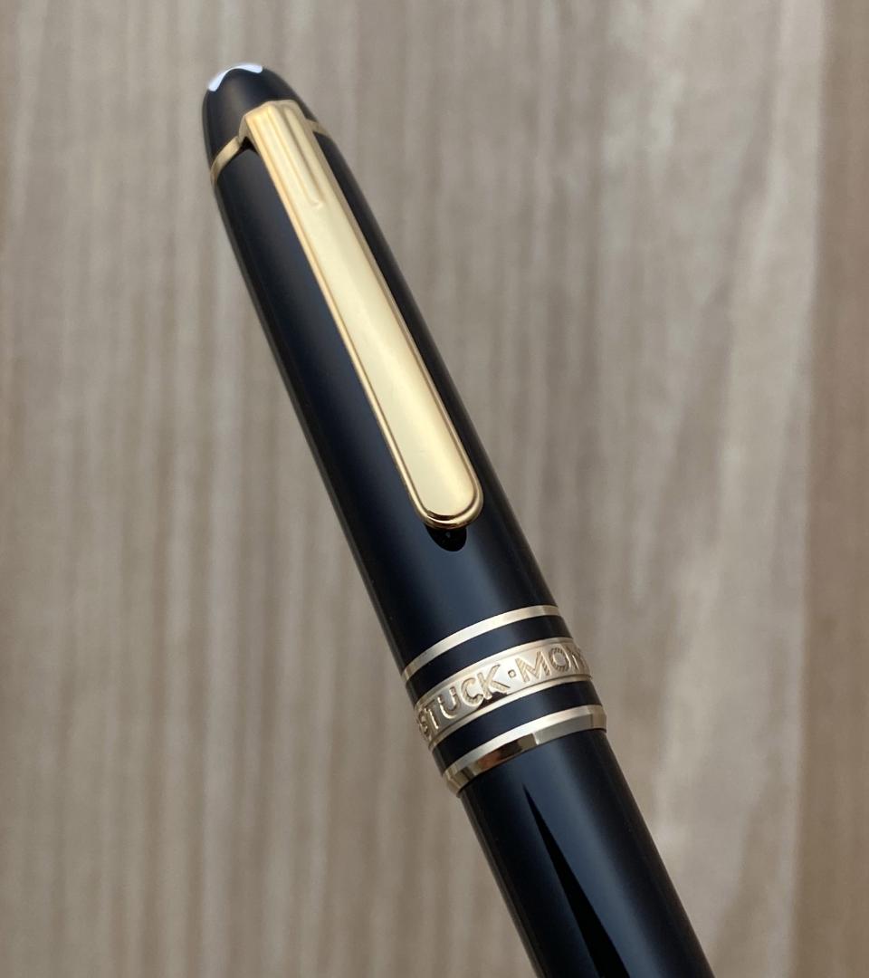 美品 モンブラン 116 モーツァルト ゴールドｘ黒 ボールペン 純正リフィル