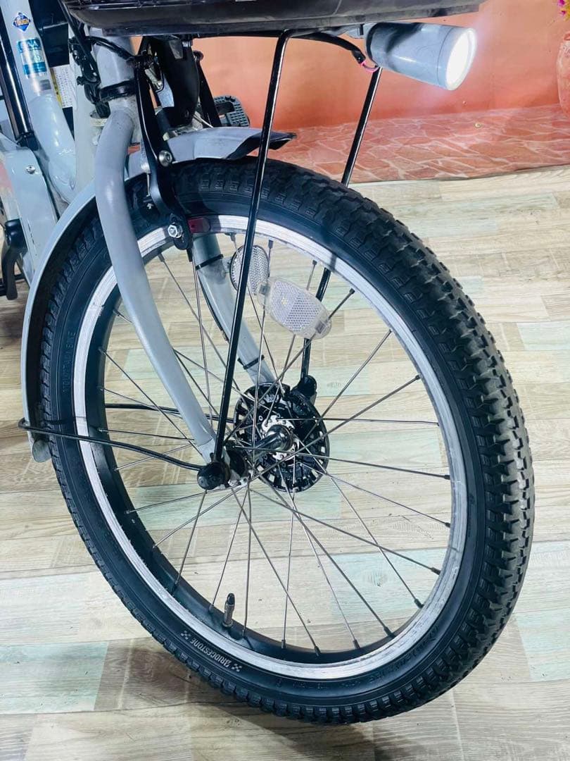 超特価BIKKE ビッケ12AH⭐️ブリヂストン子供乗せ電動アシスト自転Y3289