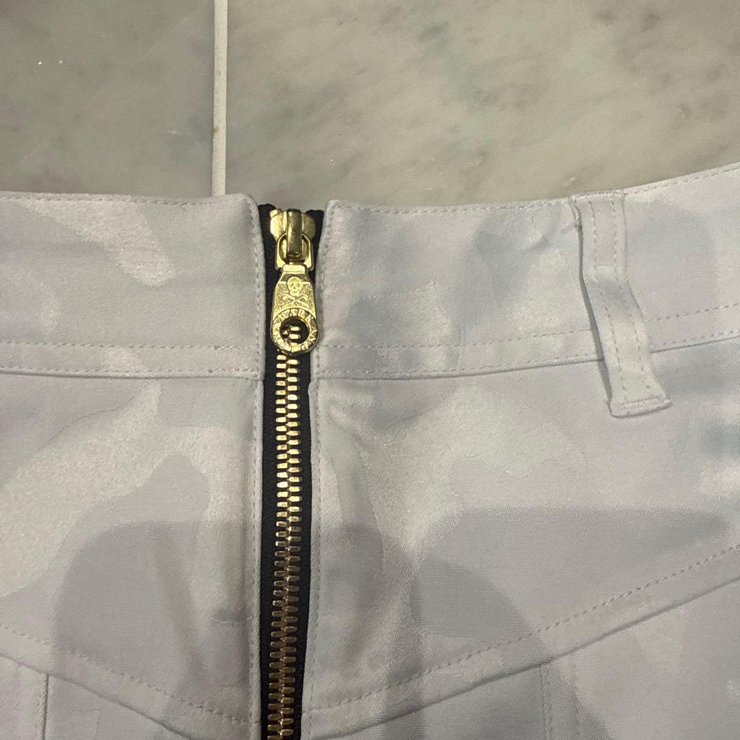 MARK & LONA ホワイトカモフラスカート