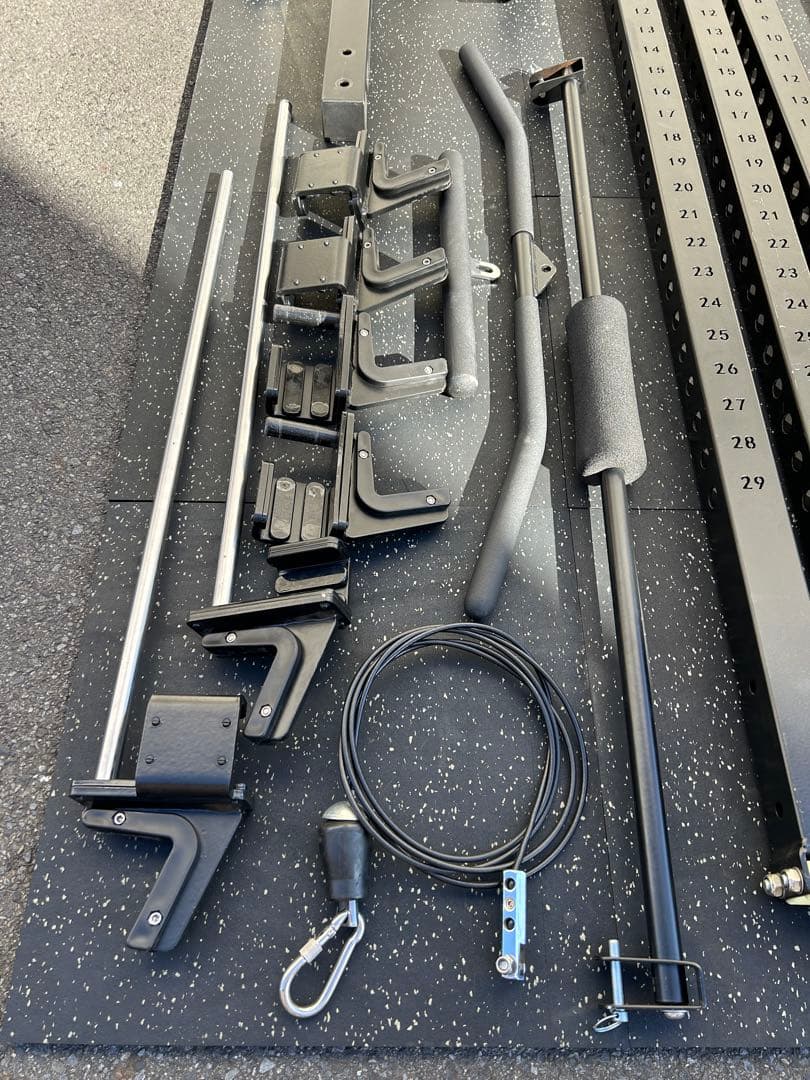 EVOLGEAR エボルギア 折り畳めるパワーラック ラットプル付き　レボルワン