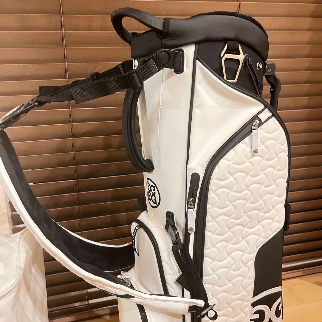 【国内発送】G/FORE ジーフォア キャディバッグ ゴルフバッグ GFORE白
