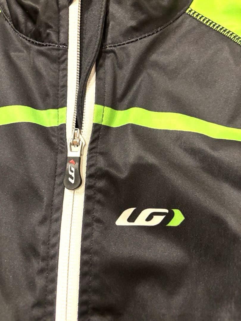 GARNEAU サイクルジャケット ブラック/グリーン