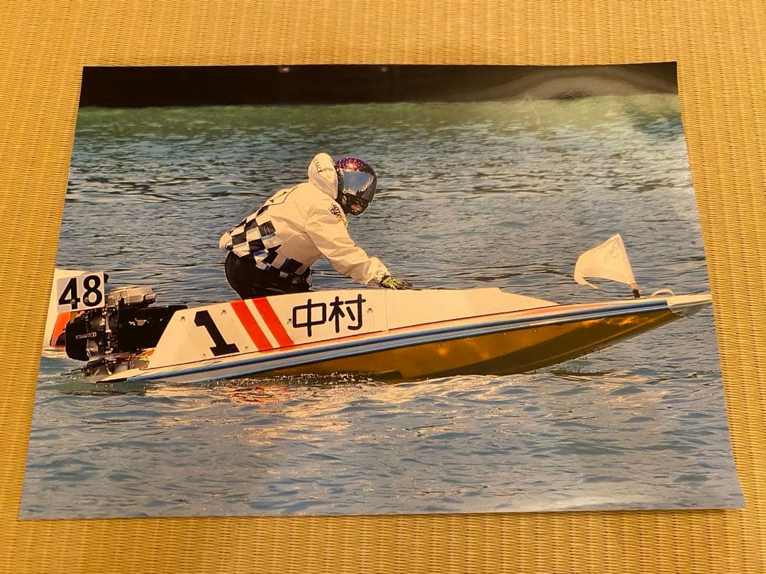 峰竜太サイン入り写真、SG初制覇サイン入り舟券、オリジナルステッカー　おまけ付き