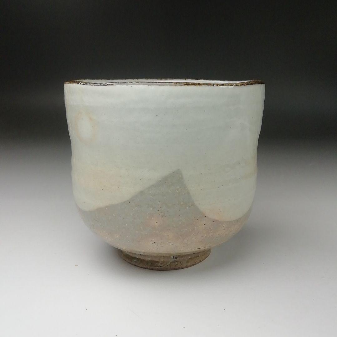 Ｔ３５０　茶碗　『福寿草絵』『浅見与し三 造』　共箱　抹茶碗　茶道具