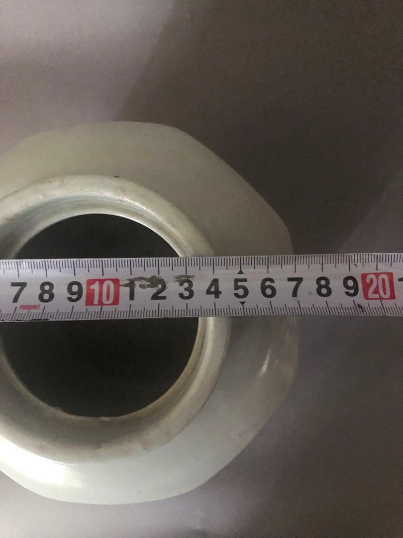 朝鮮古美術 李朝白磁 染付草文 八角面取壷