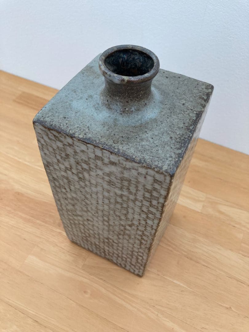 益子焼　花瓶　角瓶　花入　花器
