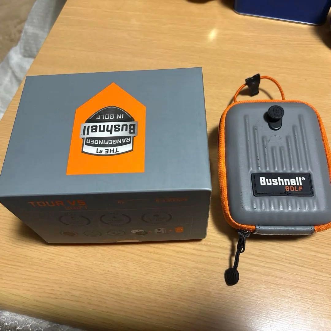 【美品】BushnellTourピンシーカーツアーV5シフトスリムゴルフ用距離計