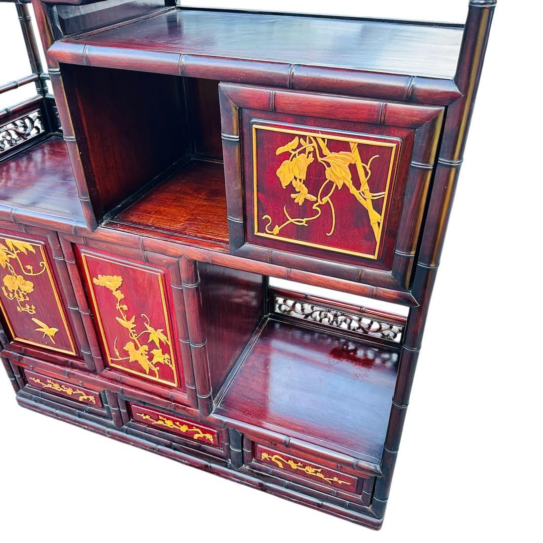 【高級】　茶棚　飾棚　アンティーク　コレクション