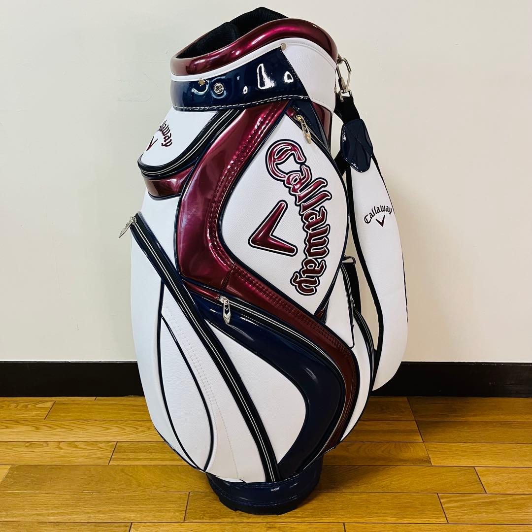 【美品】キャロウェイ　Callaway キャディバック　皮仕様 送料込み