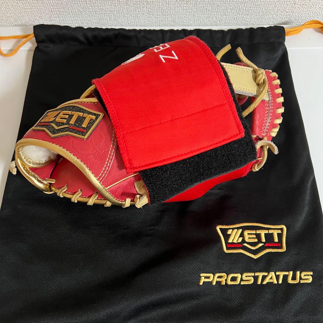 ZETT 軟式グラブ プロステイタス 二塁手遊撃手用 今宮タイプ　型付済