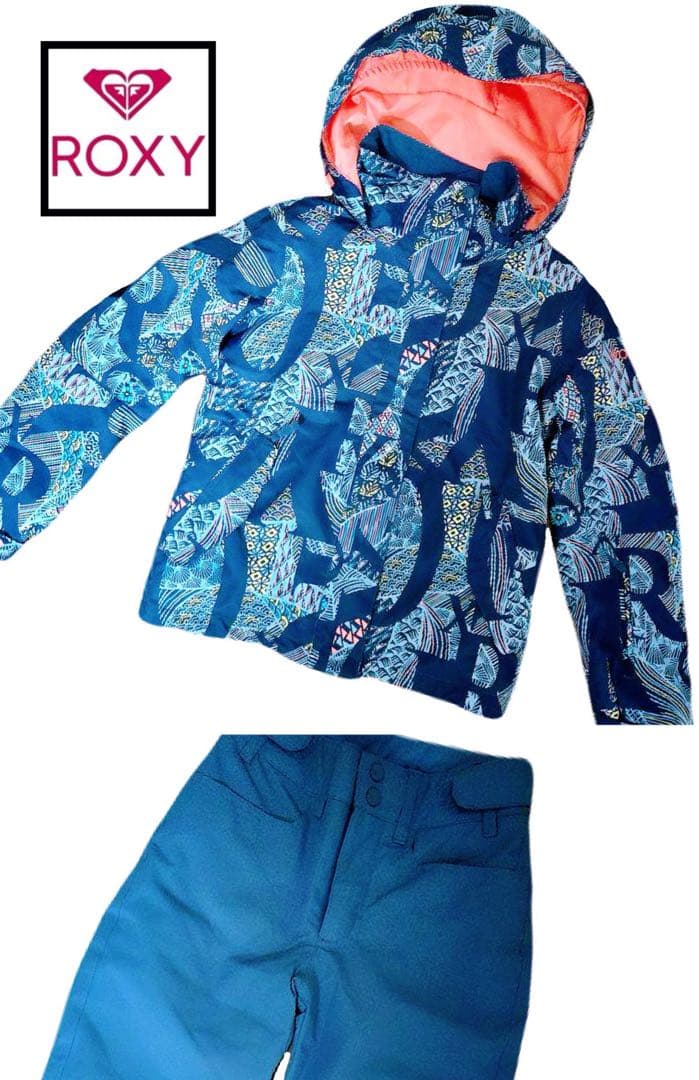 ROXY スノボウェア セットアップ 北欧柄 スキーウェア ジャケット パンツ