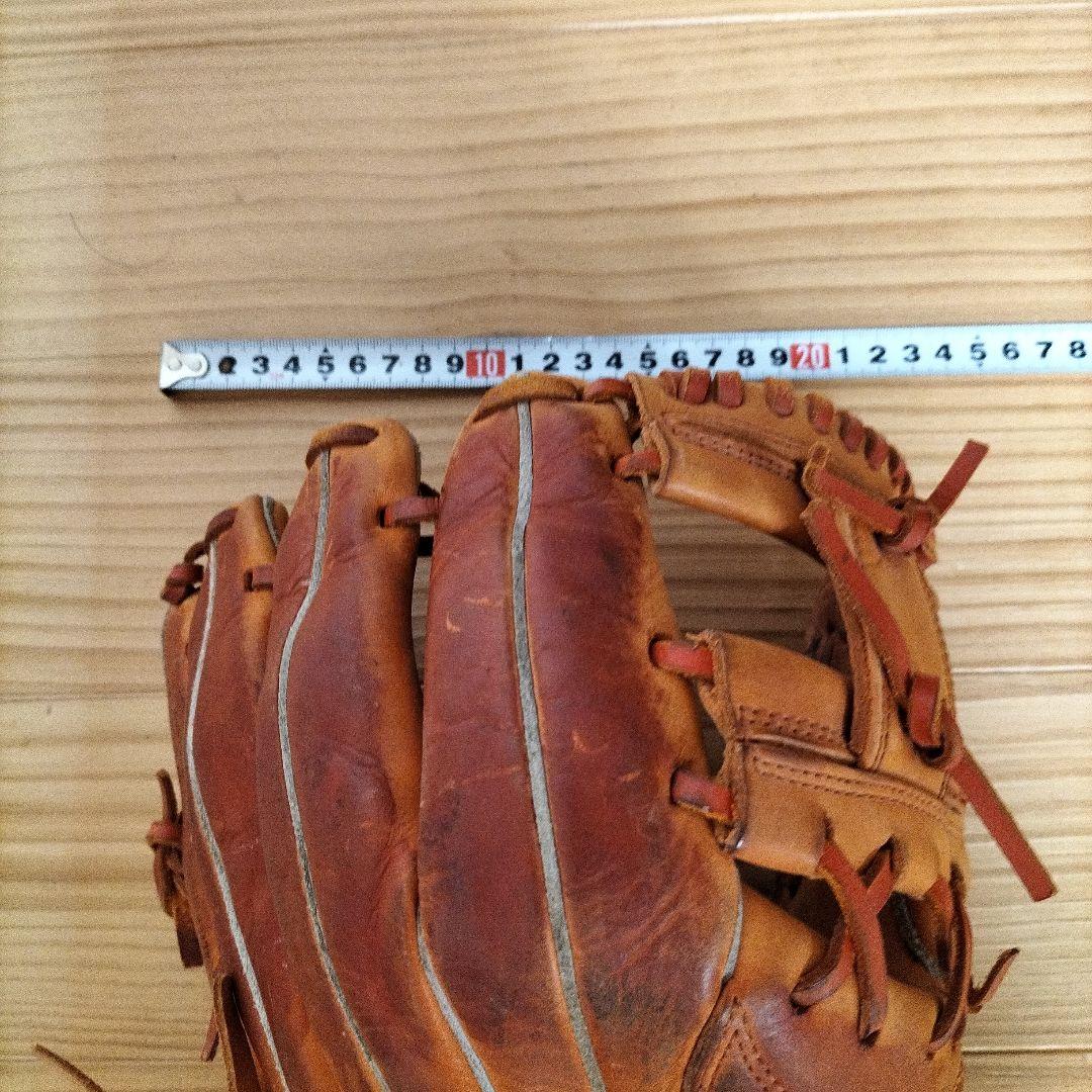 Mizuno 硬式野球グローブ オレンジ 約27cm