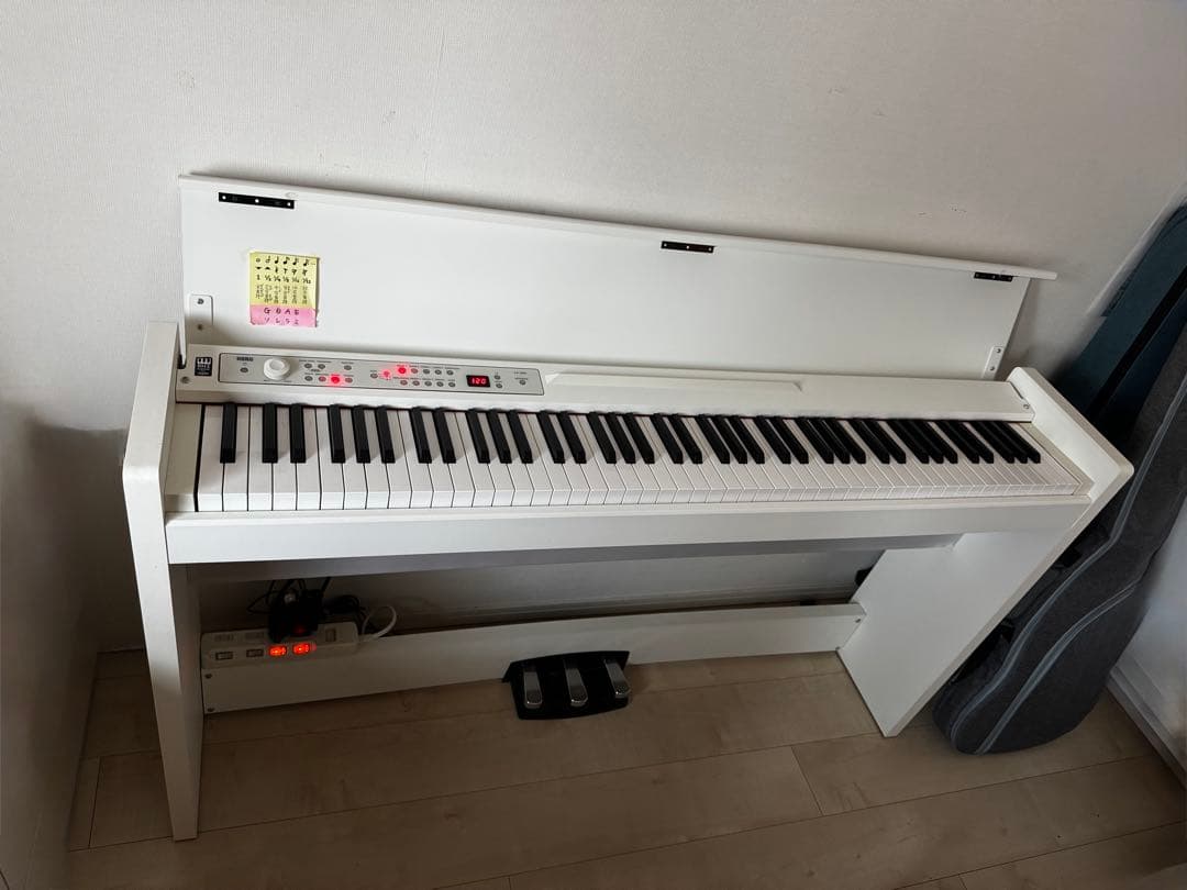 ホワイト 88鍵 電子ピアノ KORG LP-380