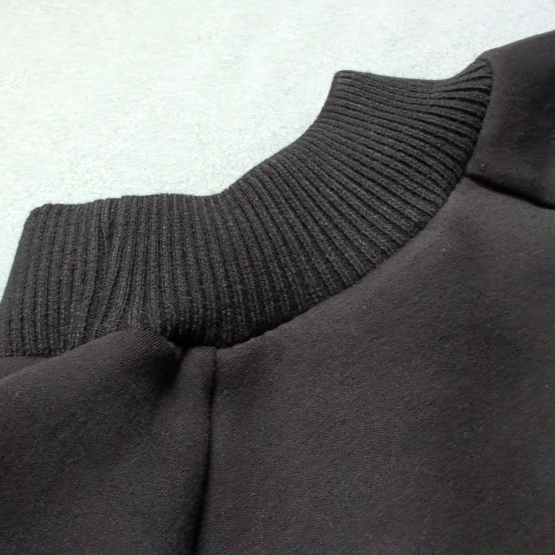 ムータマリンゴルフ　肉厚ダンボール素材モックネック長袖トレーナー　M 黒