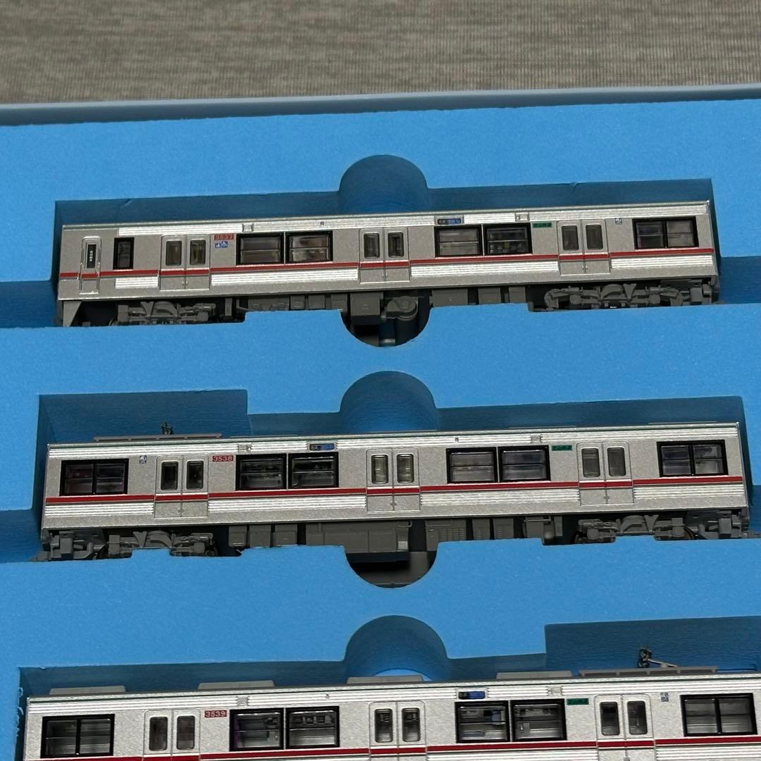 【まもなく出品終了】TN・ポポン製室内灯取付済 芝山3500形 緑帯