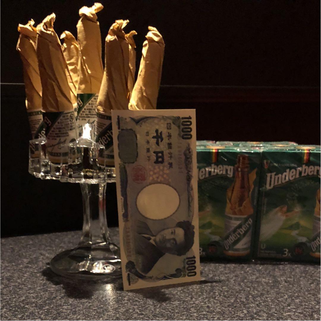 Ｂa rのカウンターに置いていた非売品のヴンダーベルグのスタンドです