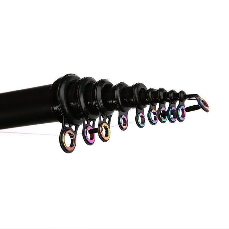 【２本セット】 入門磯竿 高強度高弾性カーボン 2号5.4m 超硬調　ロッド