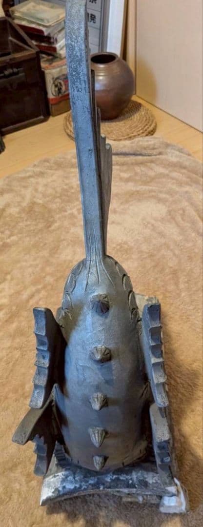 P*t様 鬼瓦 棟飾り 飾り瓦 ２対セット 魔除け 置物