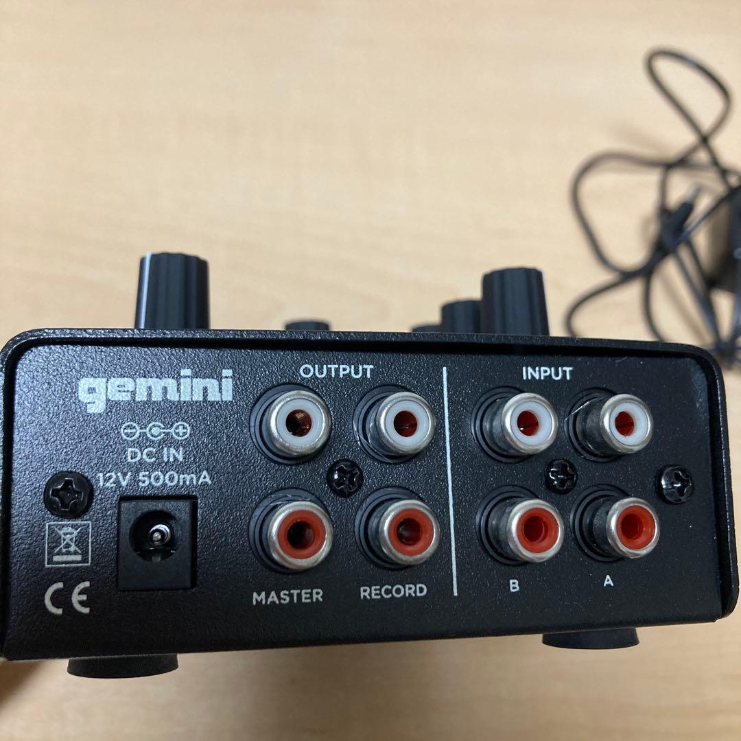 GEMINI DJ ミキサー ポータブル 2ch MM1 美品