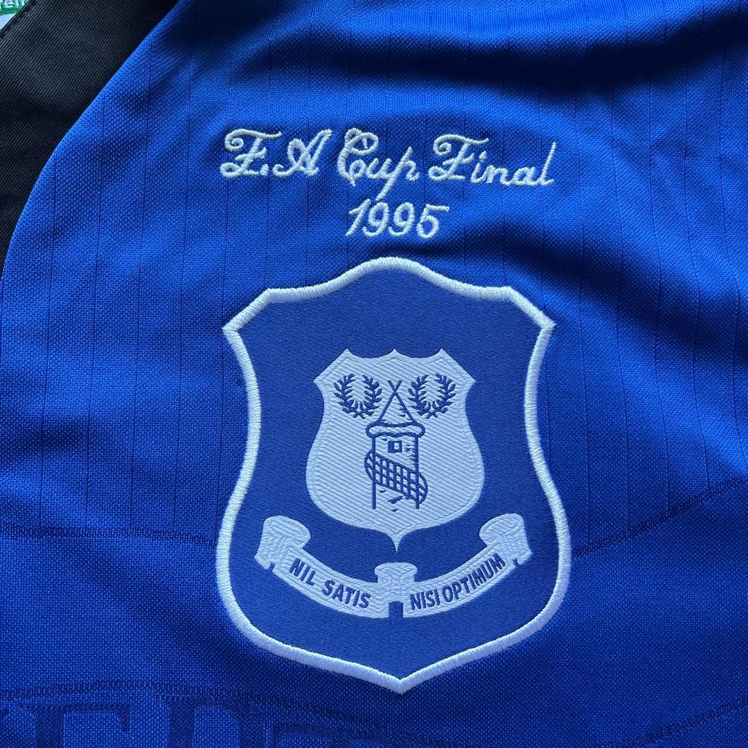 ウェア Everton 1995 FA Cup model Soccer Uniform