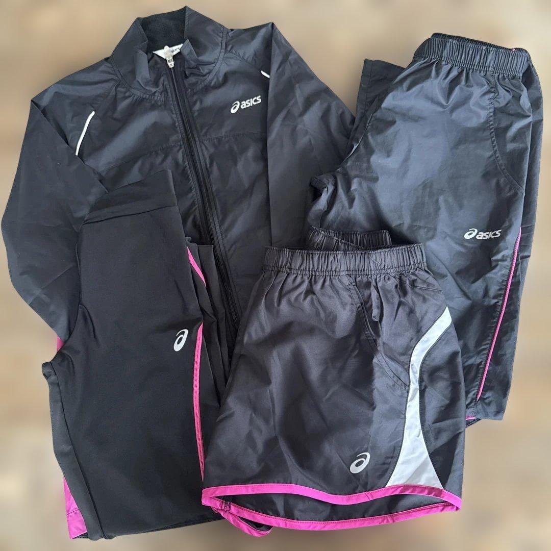 アシックス　ランニングウェア　4点