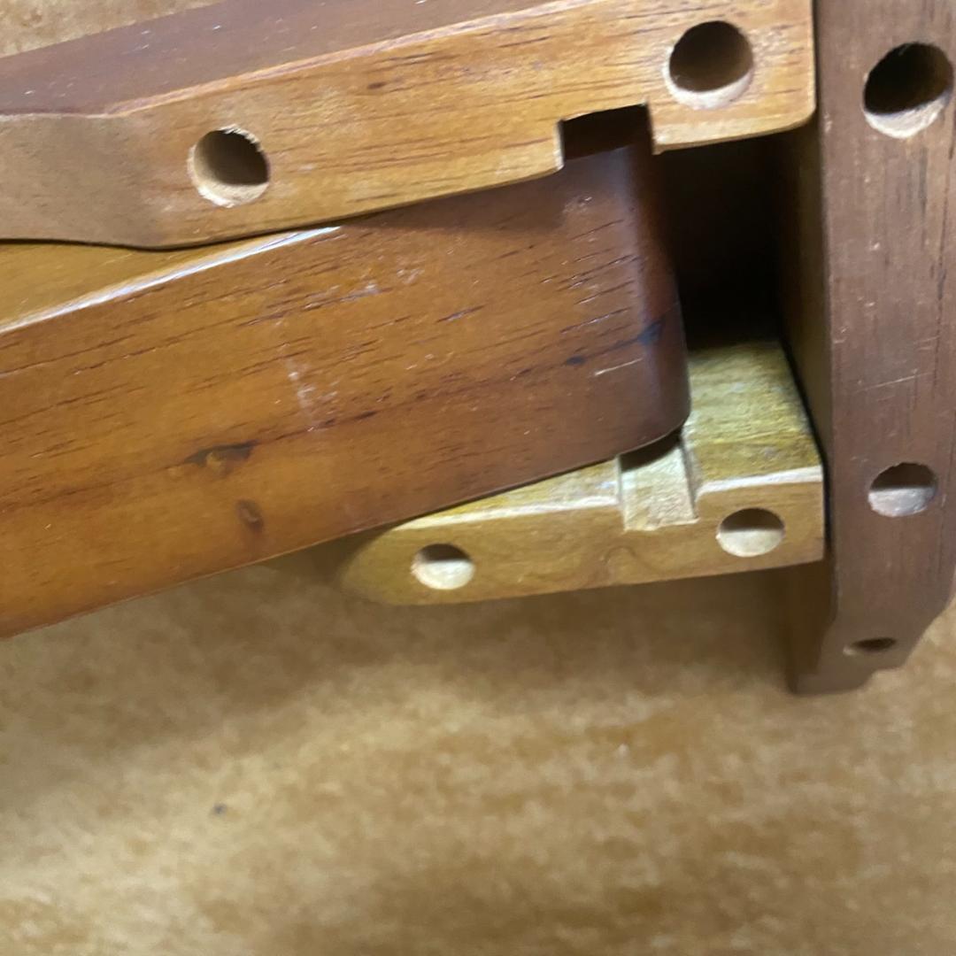 昭和レトロ★木製座卓 （折りたたみ式）　直接引取り4800円