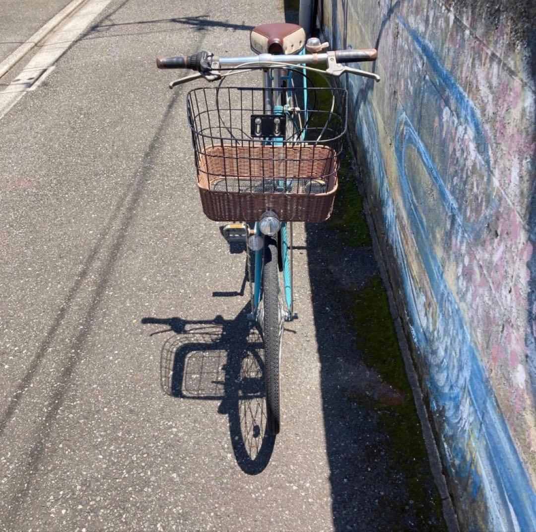 ママチャリ　26インチ　6段ギヤ　LEDオートライト　東京都引取限定