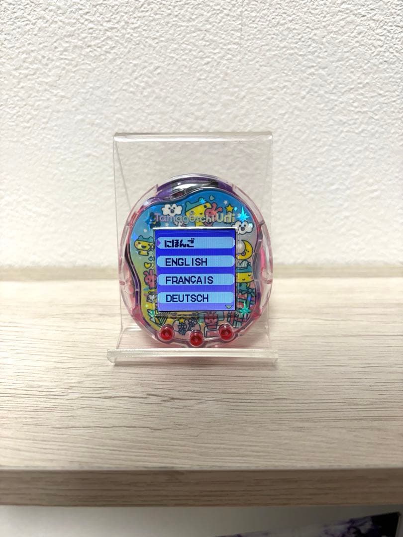 【ほぼ未使用】たまごっちユニ　カスタム　ケース、たまバース付き