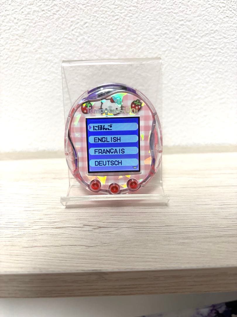 【ほぼ未使用】たまごっちユニ　カスタム　ケース、たまバース付き