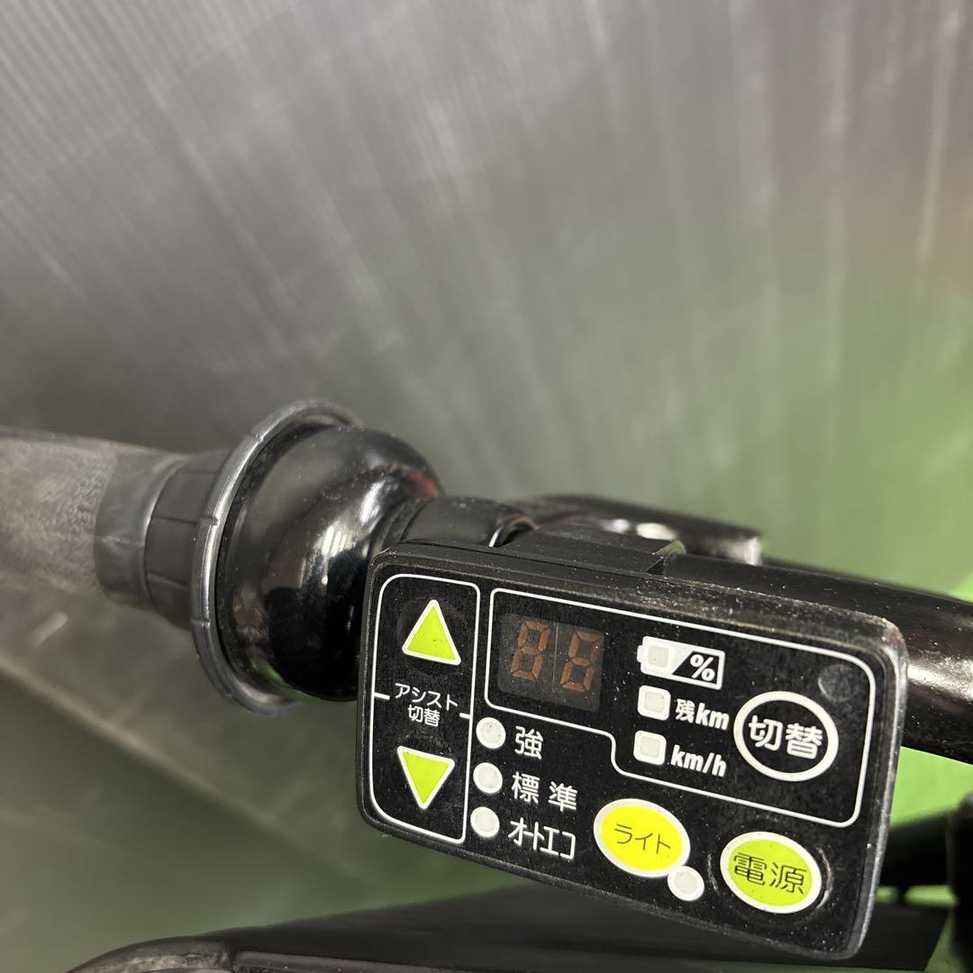 電動自転車 BS Angelino ブラウン 3人乗り対応　55