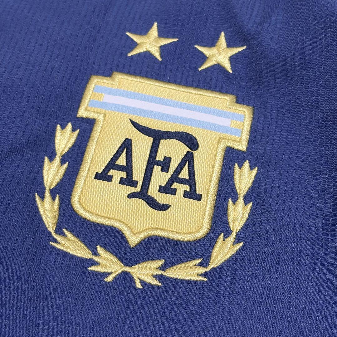 極美品　adidas サッカー　アルゼンチン代表ジャージ 青　Lサイズ