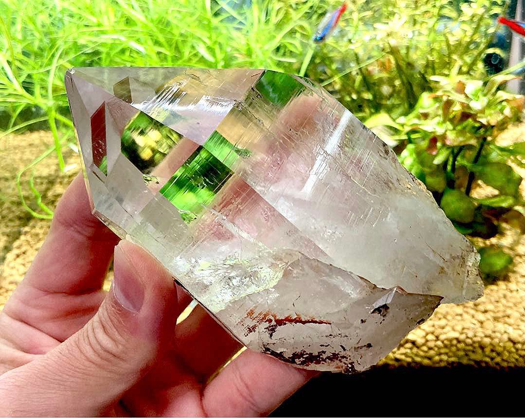 クニ　再販不可　夢幻品質　幻のカイラス聖山産　虹のヒマラヤレムリアンの原石