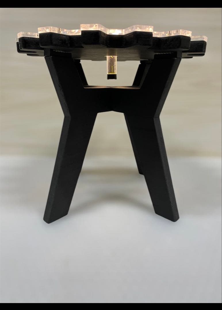 GGCrew 【GMT（サイドテーブル）】木脚 カレイドスコープ