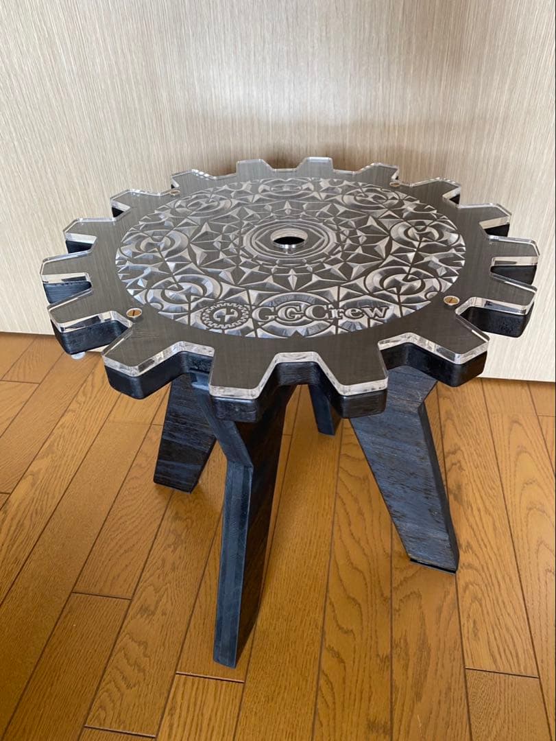 GGCrew 【GMT（サイドテーブル）】木脚 カレイドスコープ