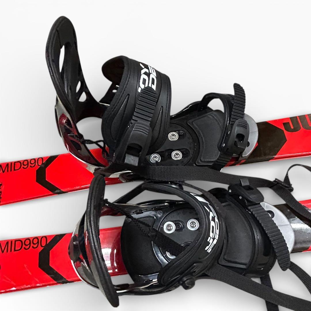 JOY RIDE ショートスキー 99cm スノボーブーツ対応 ビンディングXL