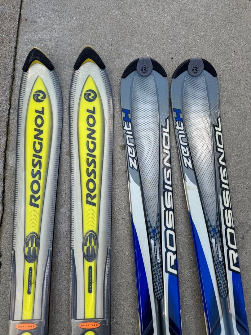 rossignol zenit154 9s 160 二つのセット