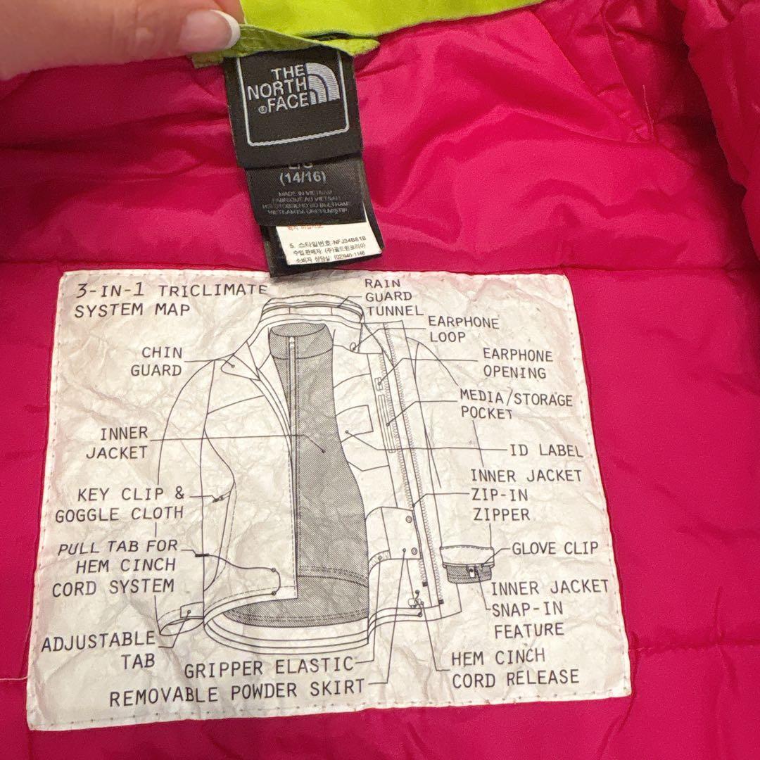美品　ノースフェイス　スキーウェア　スノーウェア　150 スノボ　キッズ