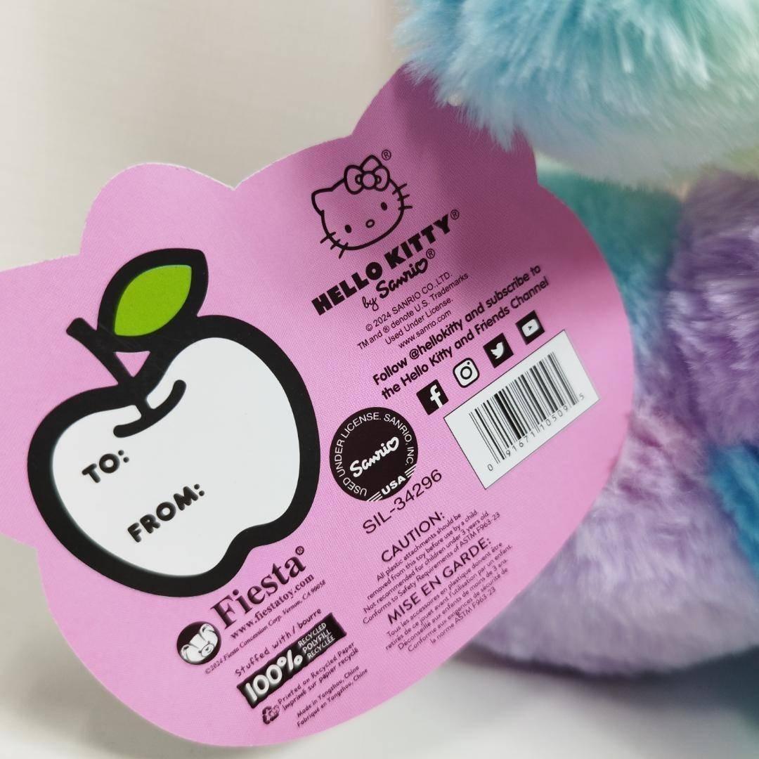 ⭐️特大 ハローキティ レインボー シャーベット 17.5 ぬいぐるみ hS8T