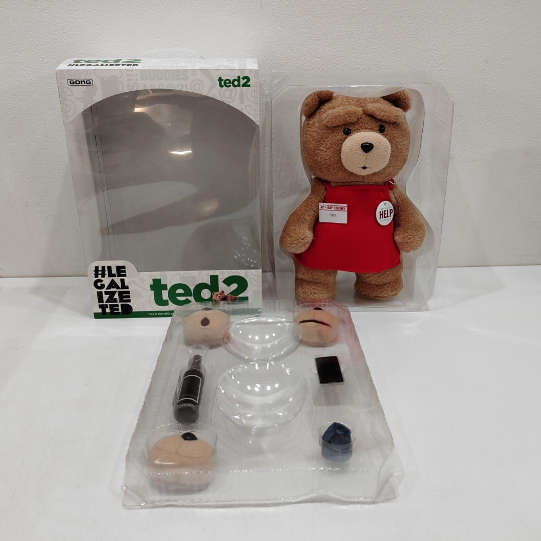 美品 箱付き テッド2 アクションフィギュア ぬいぐるみ m1048