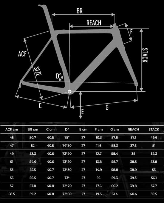 デローザ　プロトス　45サイズ de rosa