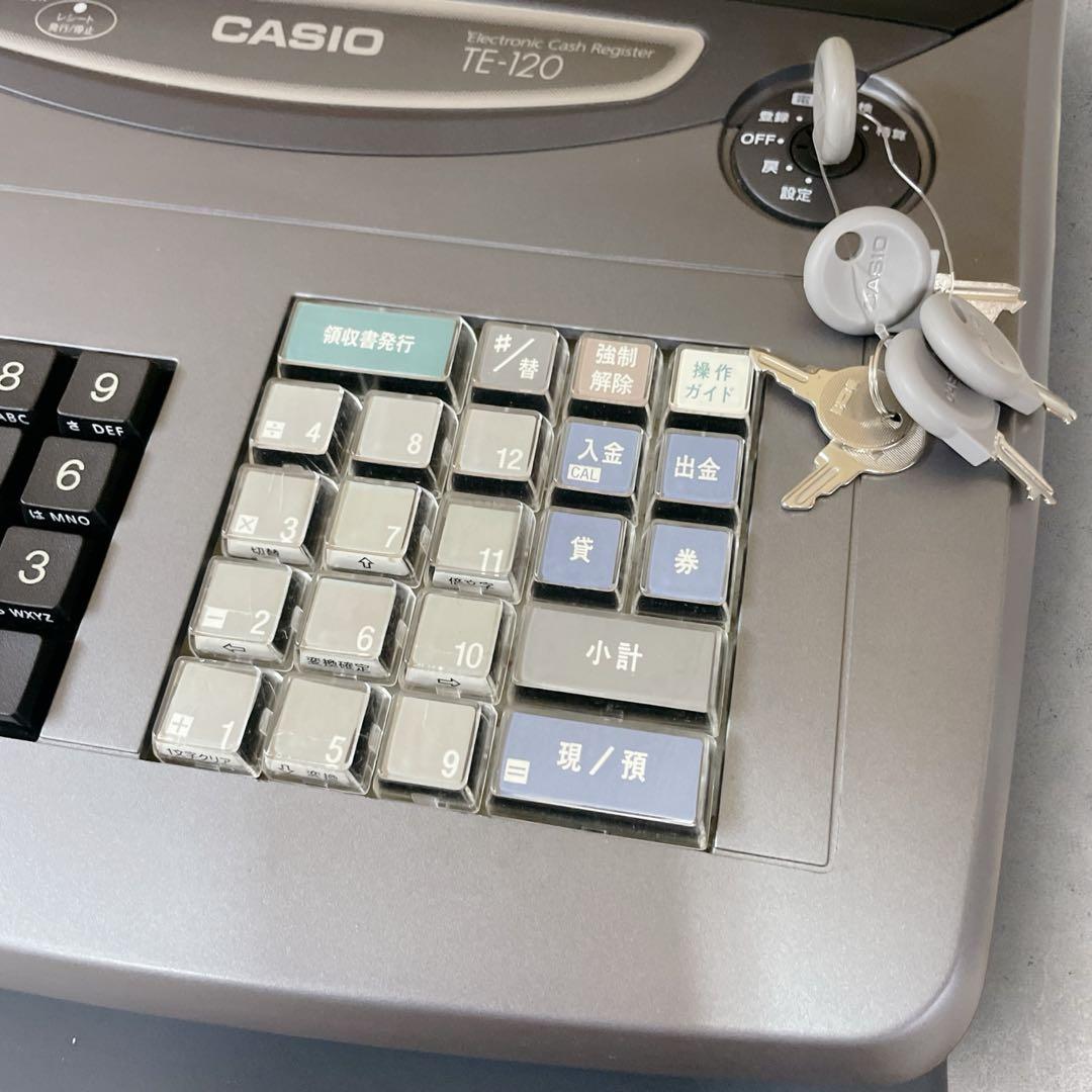 «美品»CASIO 電子レジスター【TE-120】カシオ 店舗