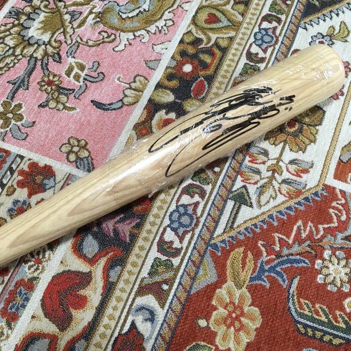 元阪神監督 和田豊 サインバット【美品】