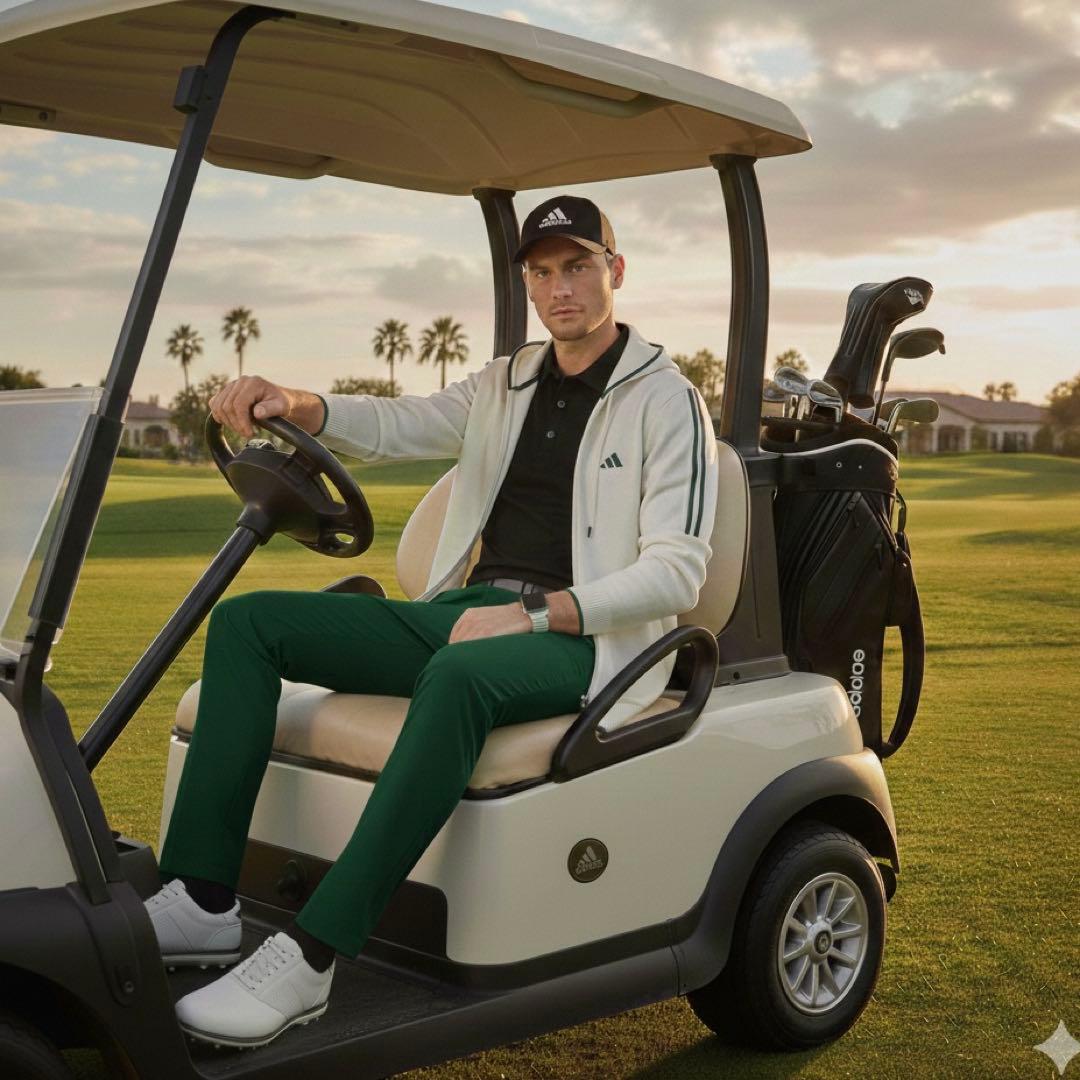 【新品タグ付】adidasゴルフ プライムニット フルジップフーディー Lサイズ