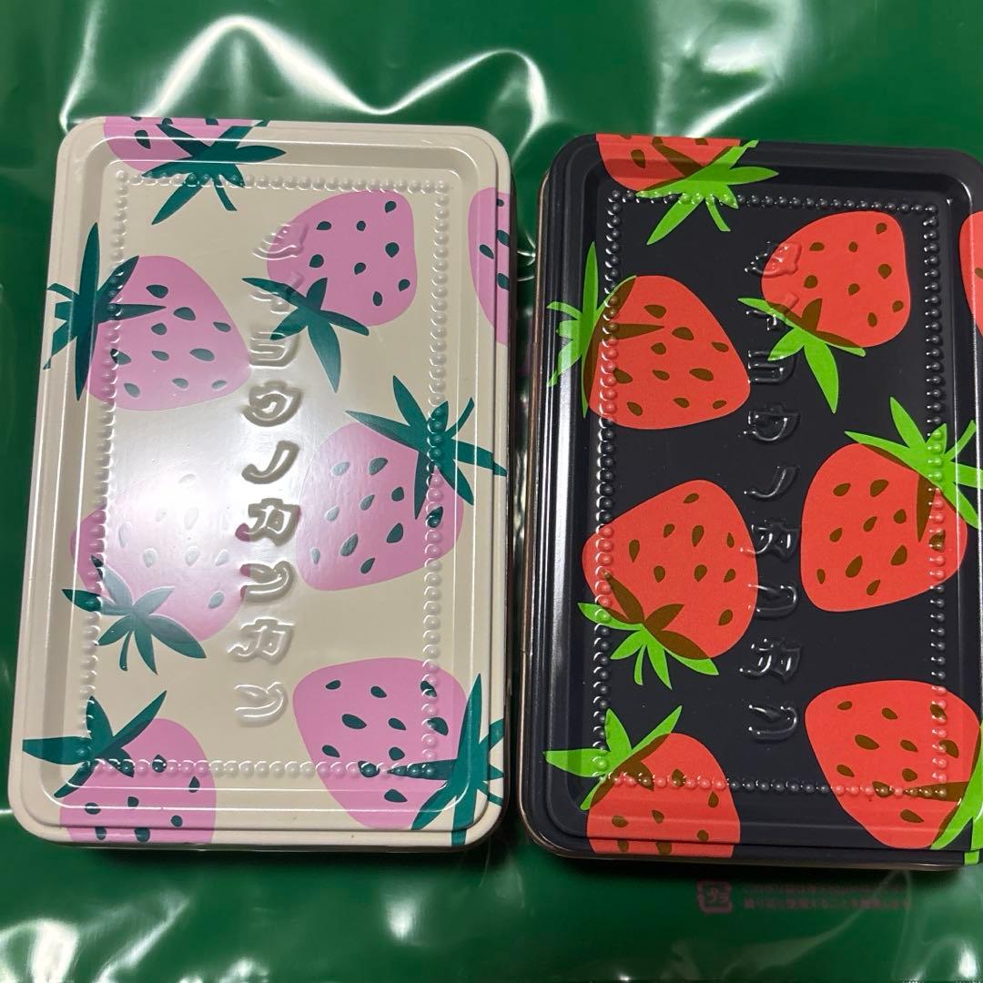 タイヨウノカンカンいちご缶 ショコラヴェール ホワイト&ビター 巾着入 太陽ノ塔