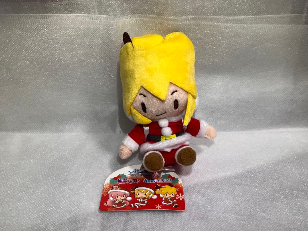 ふわふわキーチェーンマスコット クリスマス 初音ミク 鏡音リン 鏡音レン