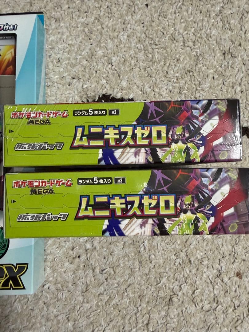 ポケモンカード　ムニキスゼロ　2box メガエルエイド　新品未開封　シュリック付