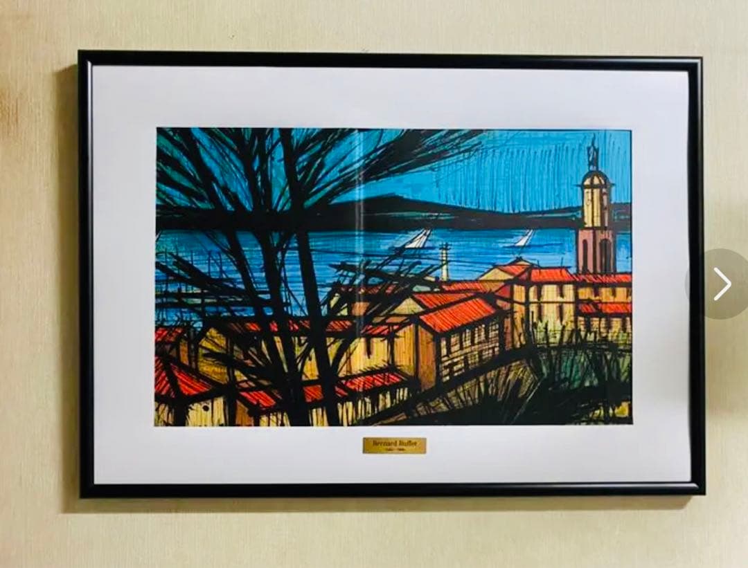 ベルナール・ビュッフェ<小さな海岸> 1979リトグラフ　希少