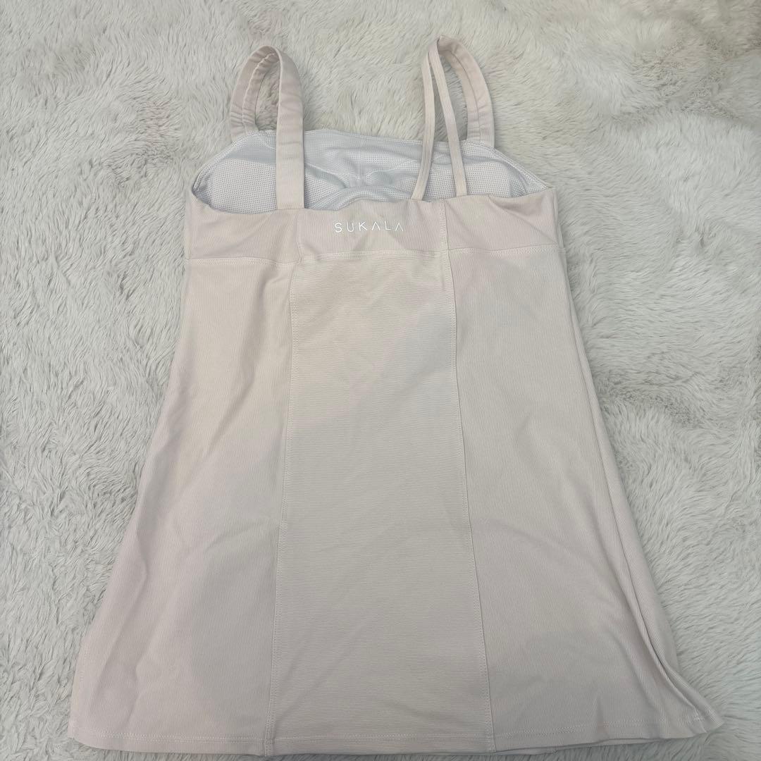 ベージュ ヨガウェア Mサイズ