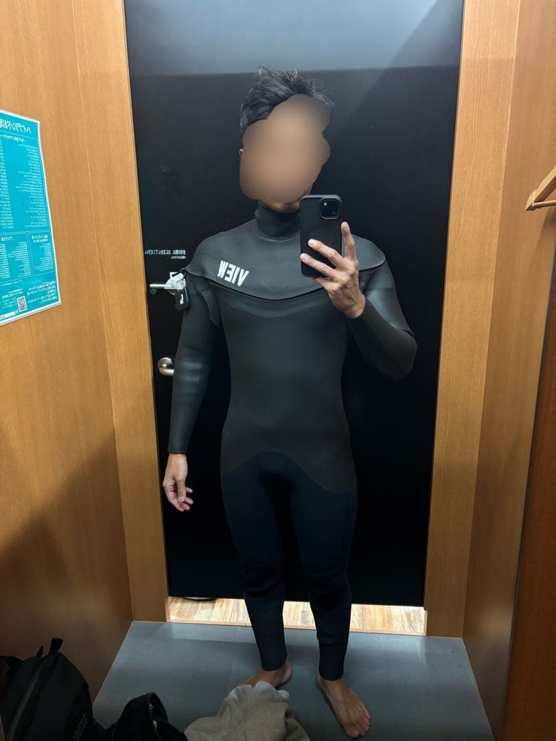 VIEW セミドライスーツ ブラック　裏起毛