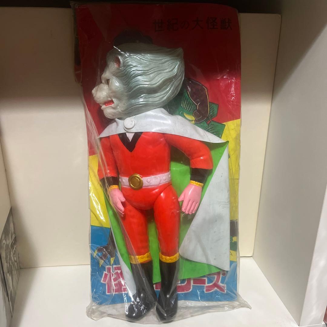 無版権 怪傑ライオン丸 ソフビ フィギュア 当時物 パチソフビ